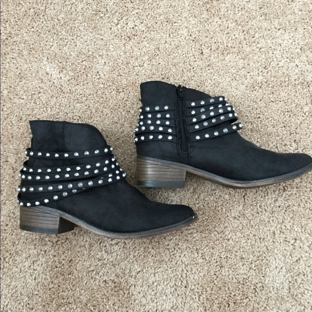 Studded booties